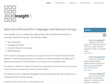 Tablet Screenshot of 2020insightllc.com